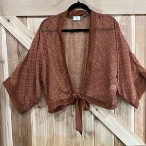 Melrose and Market Rust Kimono Sweater